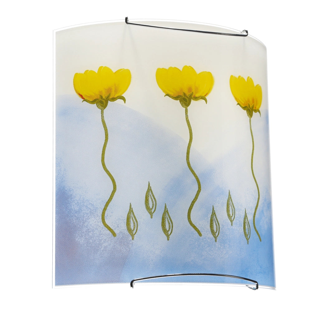 Applique Anemon 1 luce E27 vetro multicolore Candellux
