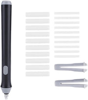 Gom automatica per pastelli - Sostenibile e Pratica - Nero - 22 pennellate - Adatto per disegni e schizzi - Compatta Forma Portatile