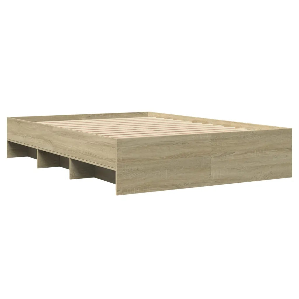 Giroletto senza Materasso Rovere Sonoma 120x190cm in Truciolato 3295697