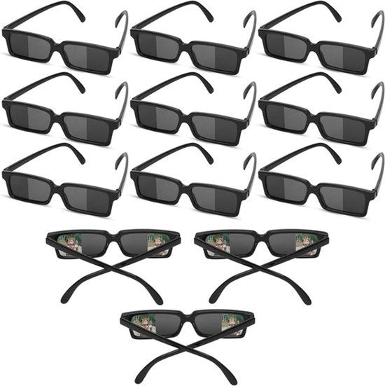 - Occhiali da bambino - Specchietto retrovisore - Occhiali da sole - Anti-Track - Guarda indietro - Occhiali - Occhiali detective - Specchietti interni - Gadget di spionaggio - Adatto per - Bambini
