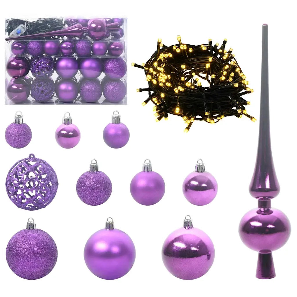 Albero di Natale | Decorazioni natalizie con 150 LED con supporto Verde 150 cm PE