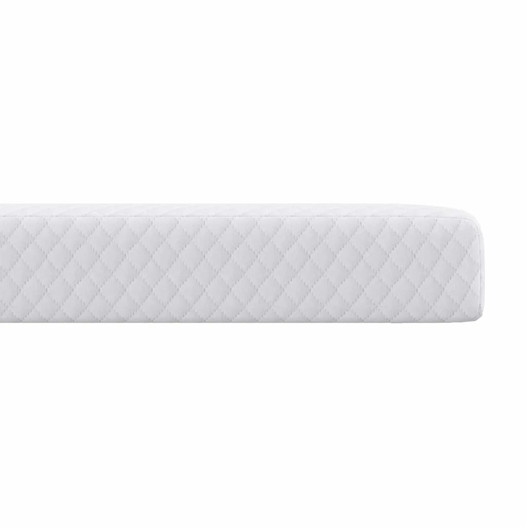 Topper per materasso Bianco 160 x 200 cm Tessuto Jacquard 4106239