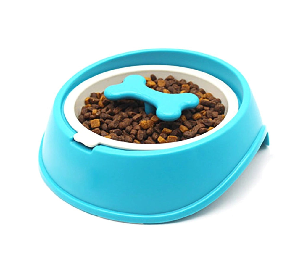 Ciotola sport per cani gatti 20 cm anti-soffocamento e migliore digestione Blu
