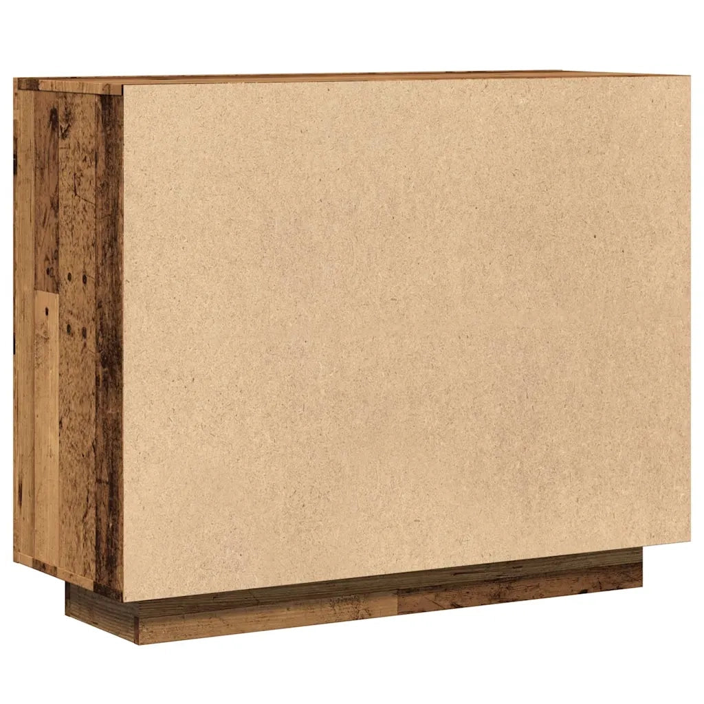 Credenza Legno Antico 92x35x75 cm in Legno Multistrato 856864