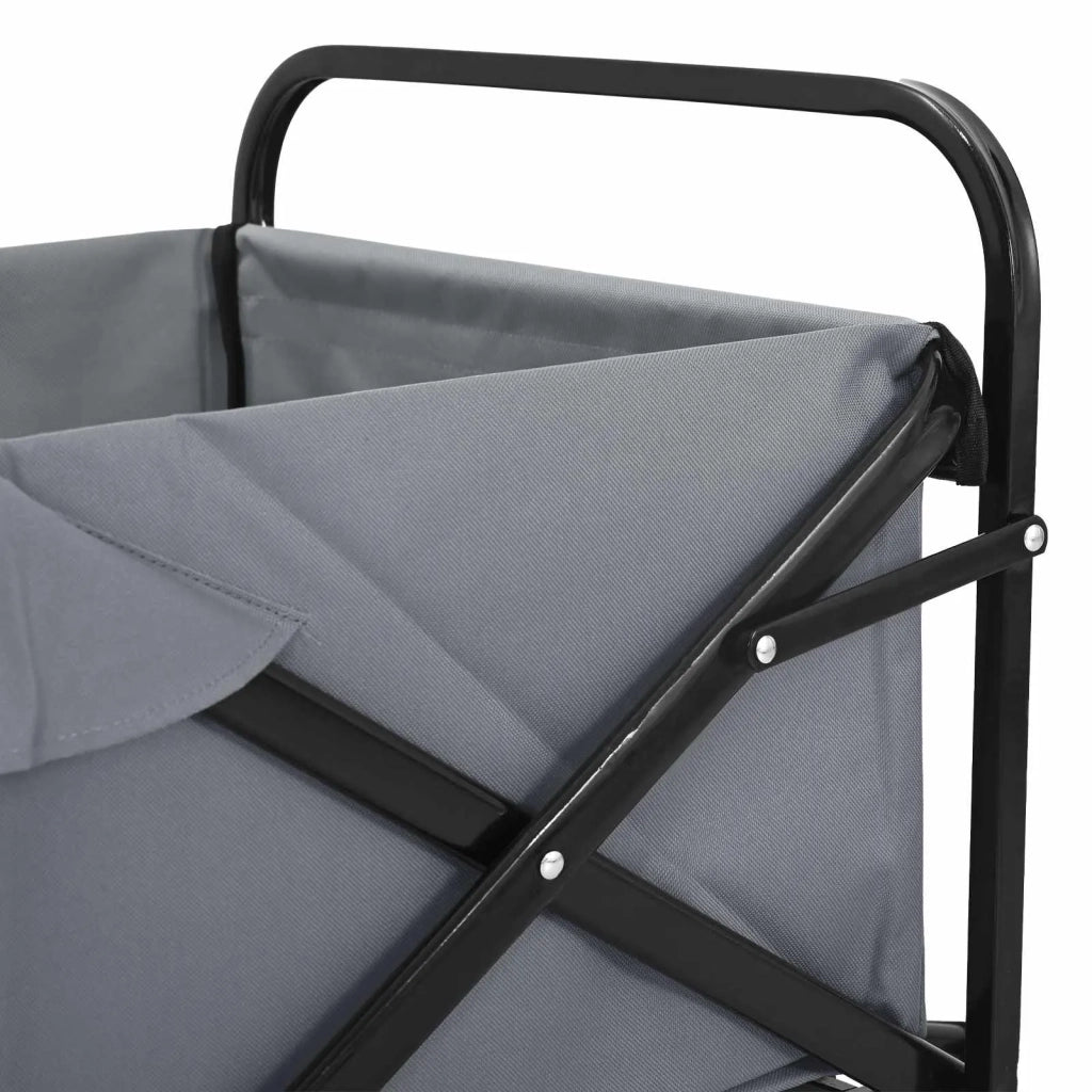 Carrello Pieghevole Grigio 89 x 63 x 96 cm 42020658