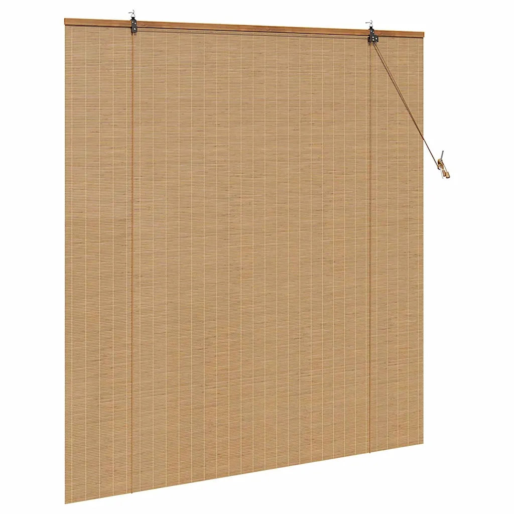 Tenda a rullo con tende Marrone 150 x 160 cm Bambù 42006860