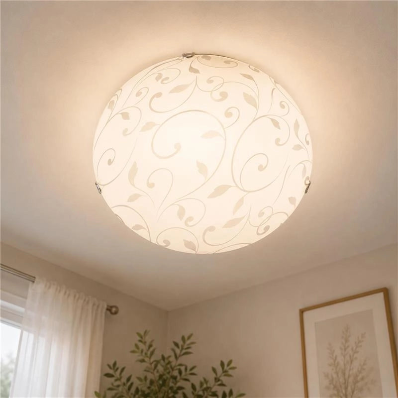 PLAFONIERA MODERNA LENA DA SOFFITTO 40 CM CON 2 ATTACCHI E27