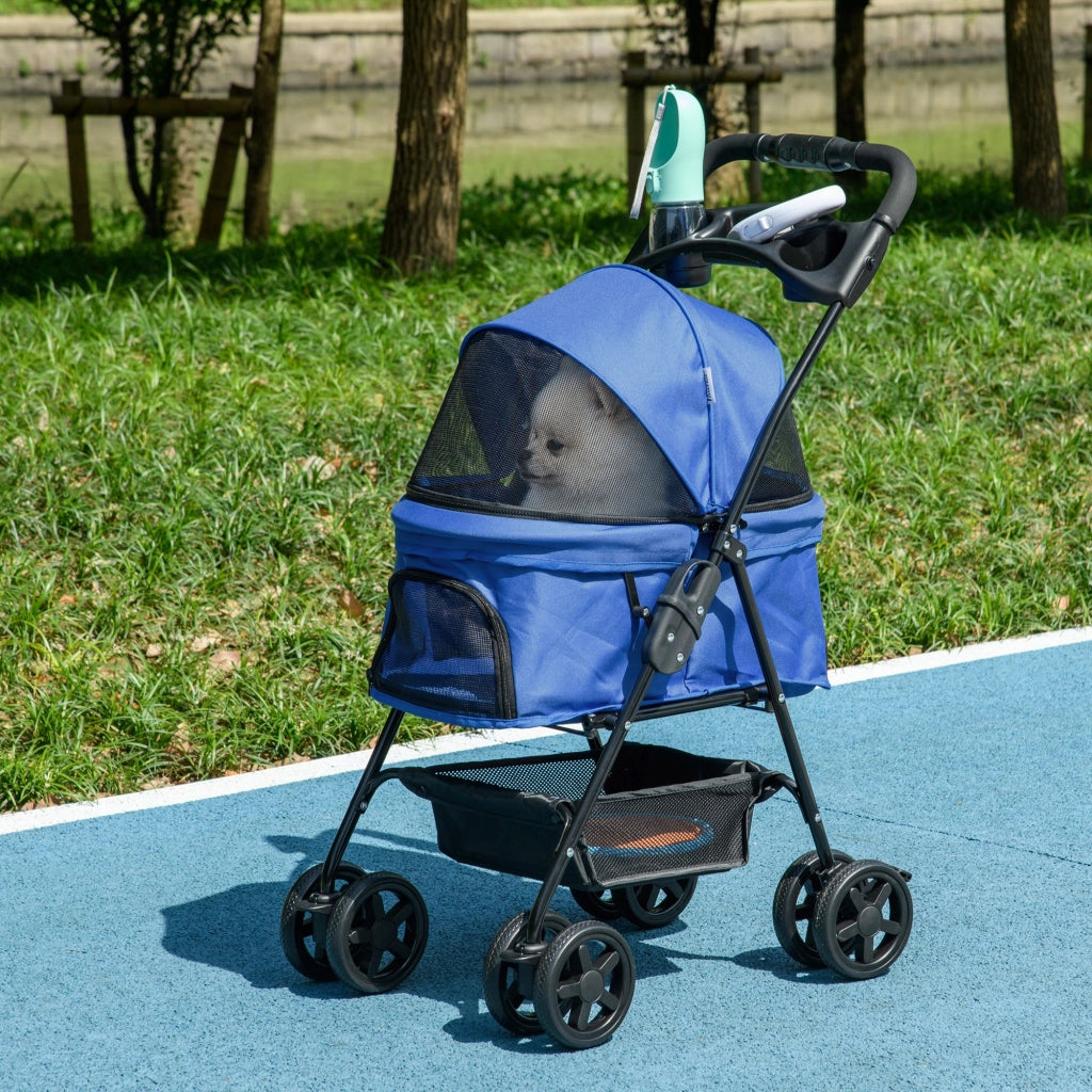 Cestino Portaoggetti per Cani Pieghevole Blu ¨C zephmum ¨C 1 Pz