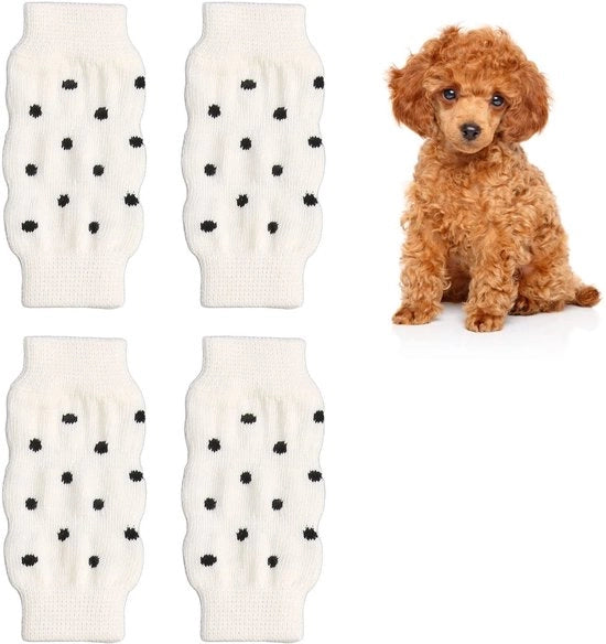 Protezione Arti per Cani - Polkadot Protezioni Arti - Protezione Articolazioni - Taglia S - Calze di Protezione Comfortevoli - Adatto per Cani di Dimensioni Medie