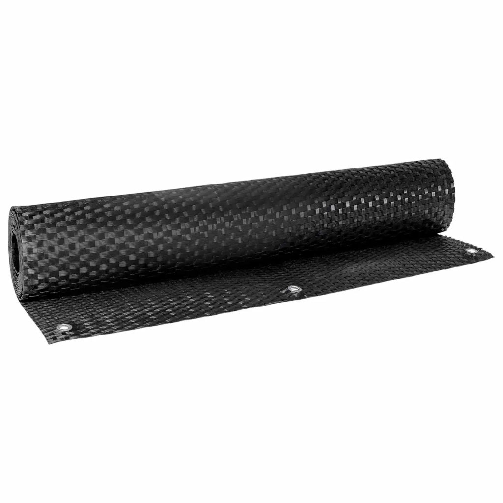Schermo per Balcone con Occhielli Nero 42032647