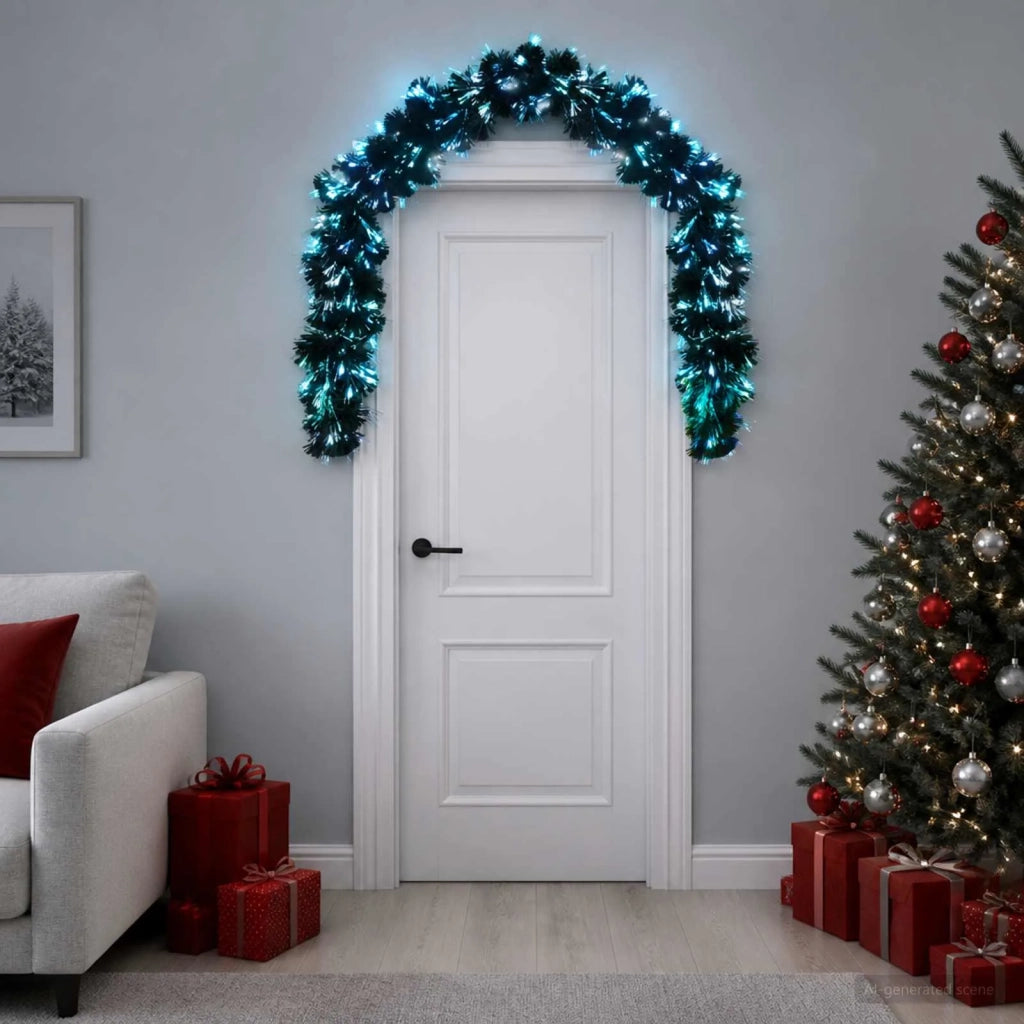 Ghirlanda di Natale 48 LED Multicolore PVC 42049531