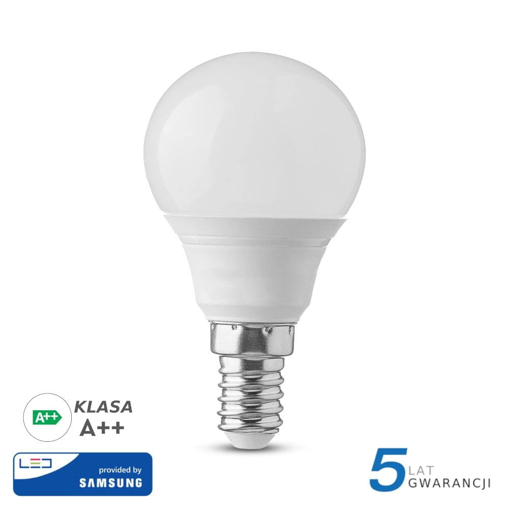 V-TAC Lampadina LED Samsung 4,5W E14 P45 4000K 470lm