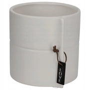 Vaso da fiori in ceramica KADAX, rotondo, grigio, 17 cm