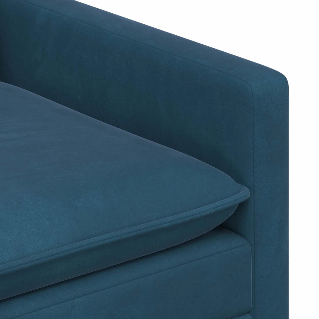 Set di divani 2 pcs Blu Velluto 3417153