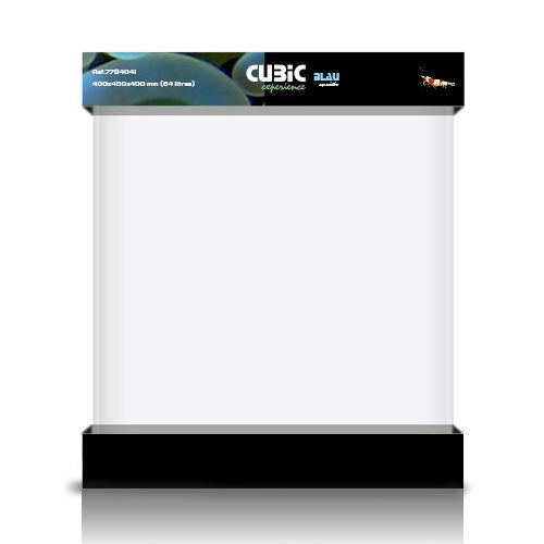 BLAU Aquaristic Cubic Experience 91L cm45x45x45h - Vasca Cubica in Extrachiaro