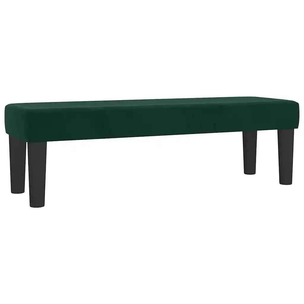 Giroletto a Molle con Materasso Verde Scuro 160x200 cm Velluto 3137914