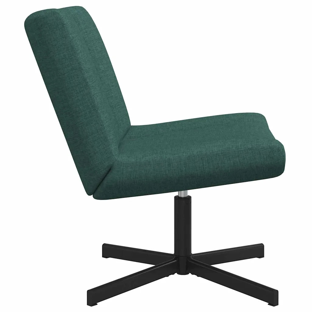 Sedia girevole Verde Scuro 63 x 75 x 76 cm Tessuto 42007329