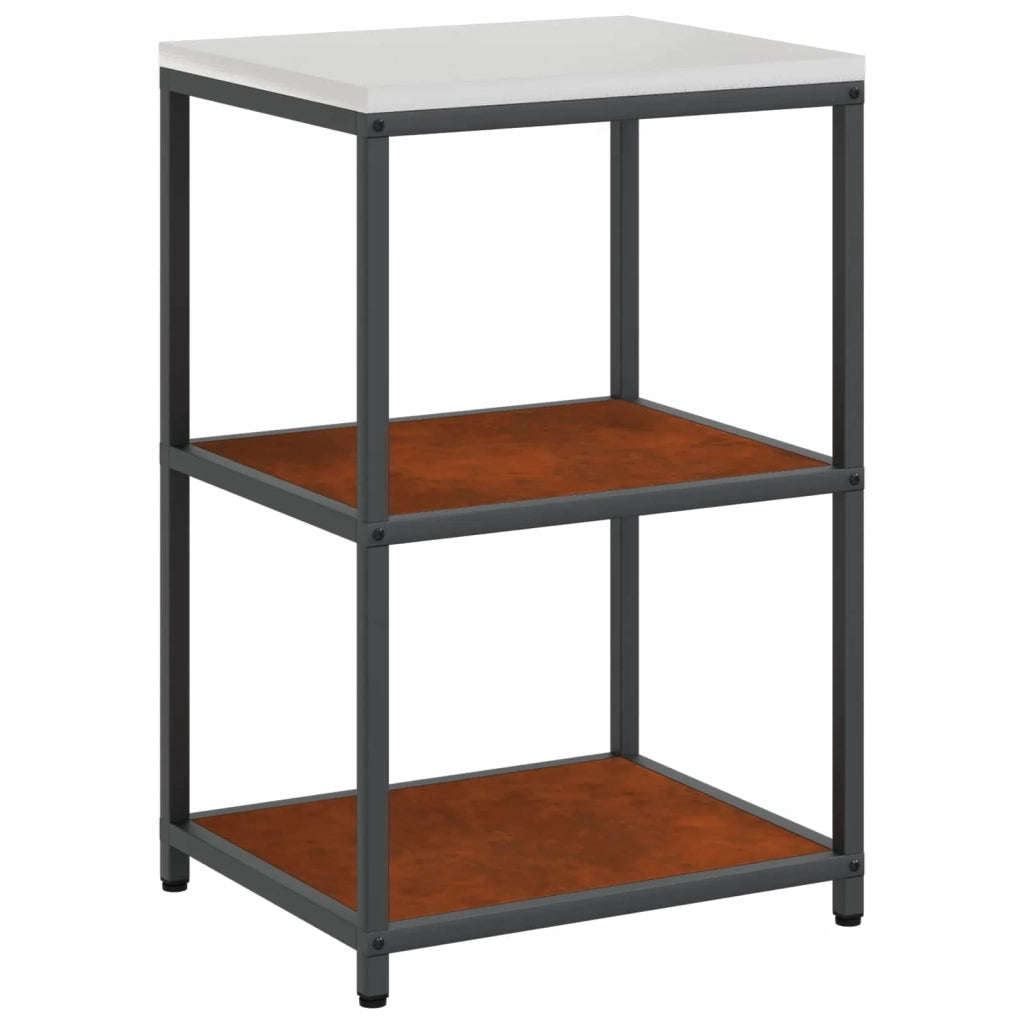 Set di Stoccaggio per Cucina con lo scaffale 3 pcs Ruggine