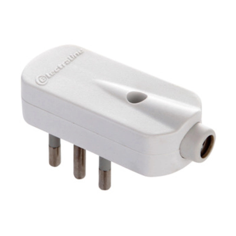 SPINA MOBILE A 90  ° 10A 2P+T - Grigio