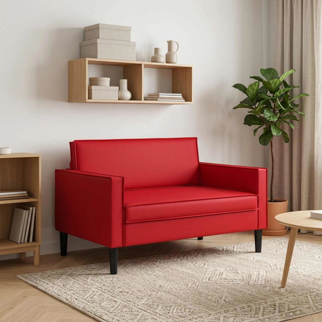 Poltrona XXL Rosso Similpelle 42043534