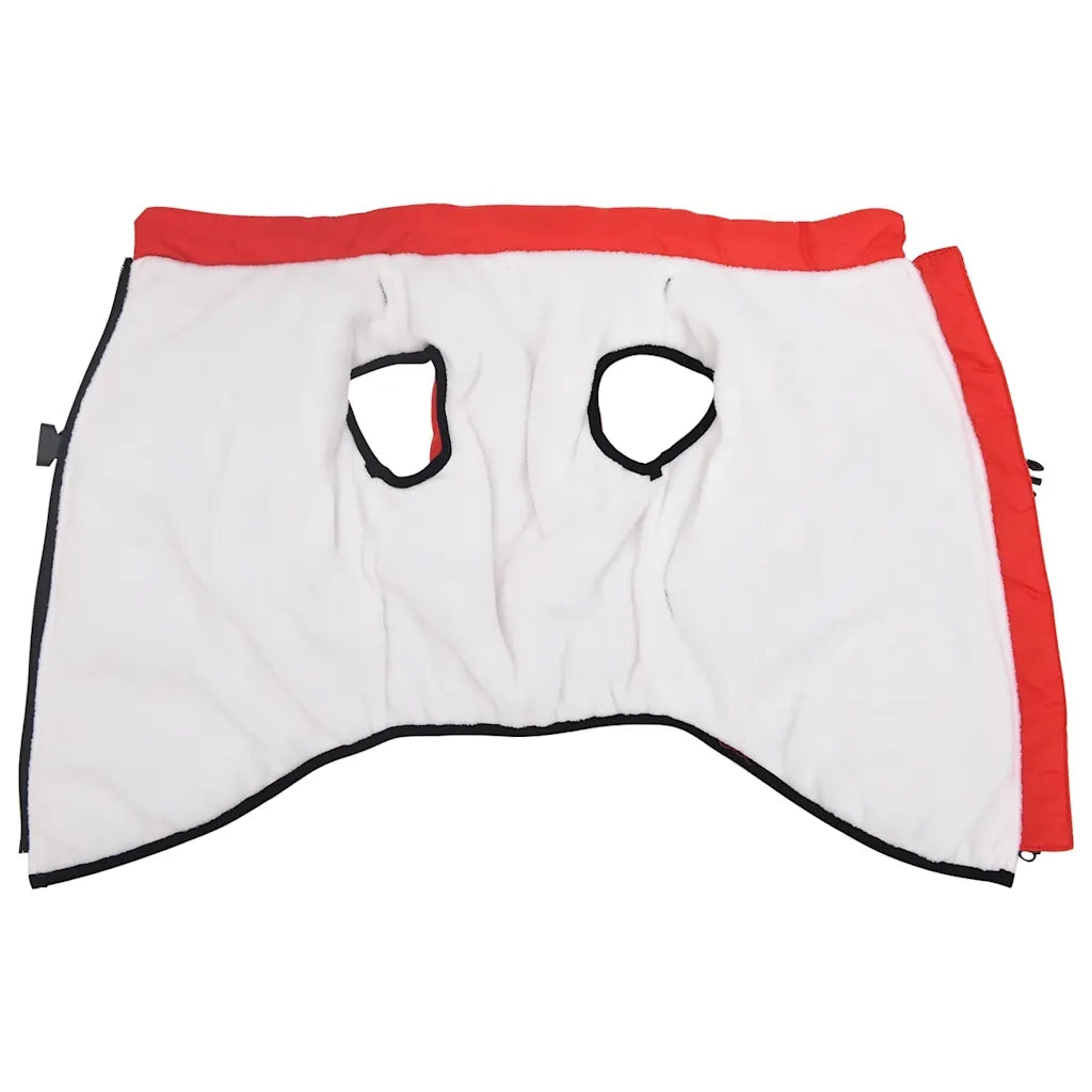 Cappotto Cani Imbracatura Impermeabile Riflettente Rosso L68 4019891