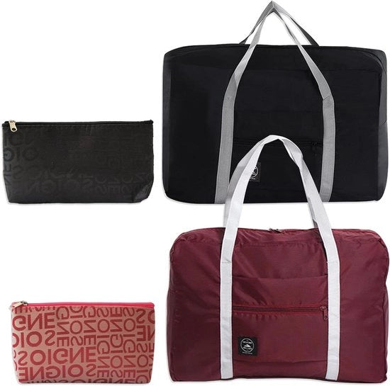Tas da viaggio trasportabile per grandi capacità - Bagaglio a mano per uomo e donna - Impermeabile e leggero