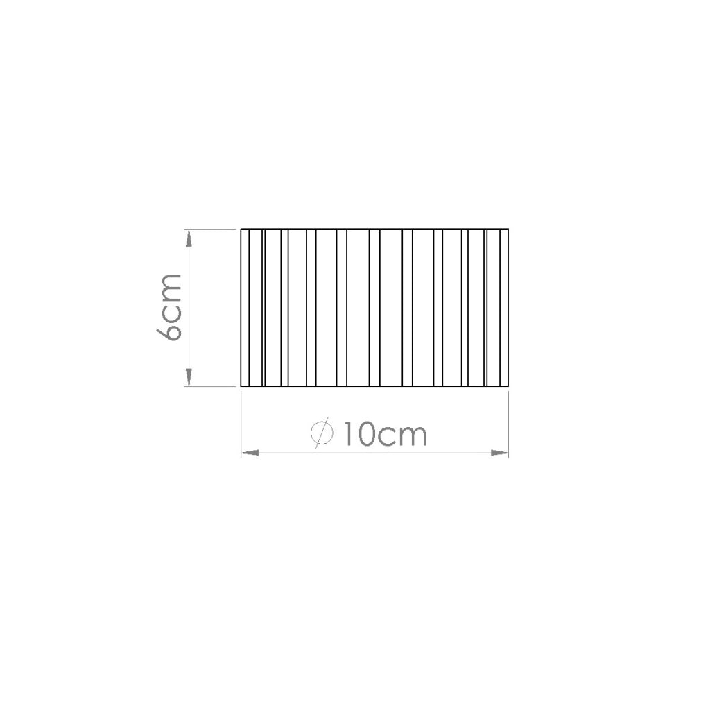 Lampada da soffitto AURA 1 peach Gx53
