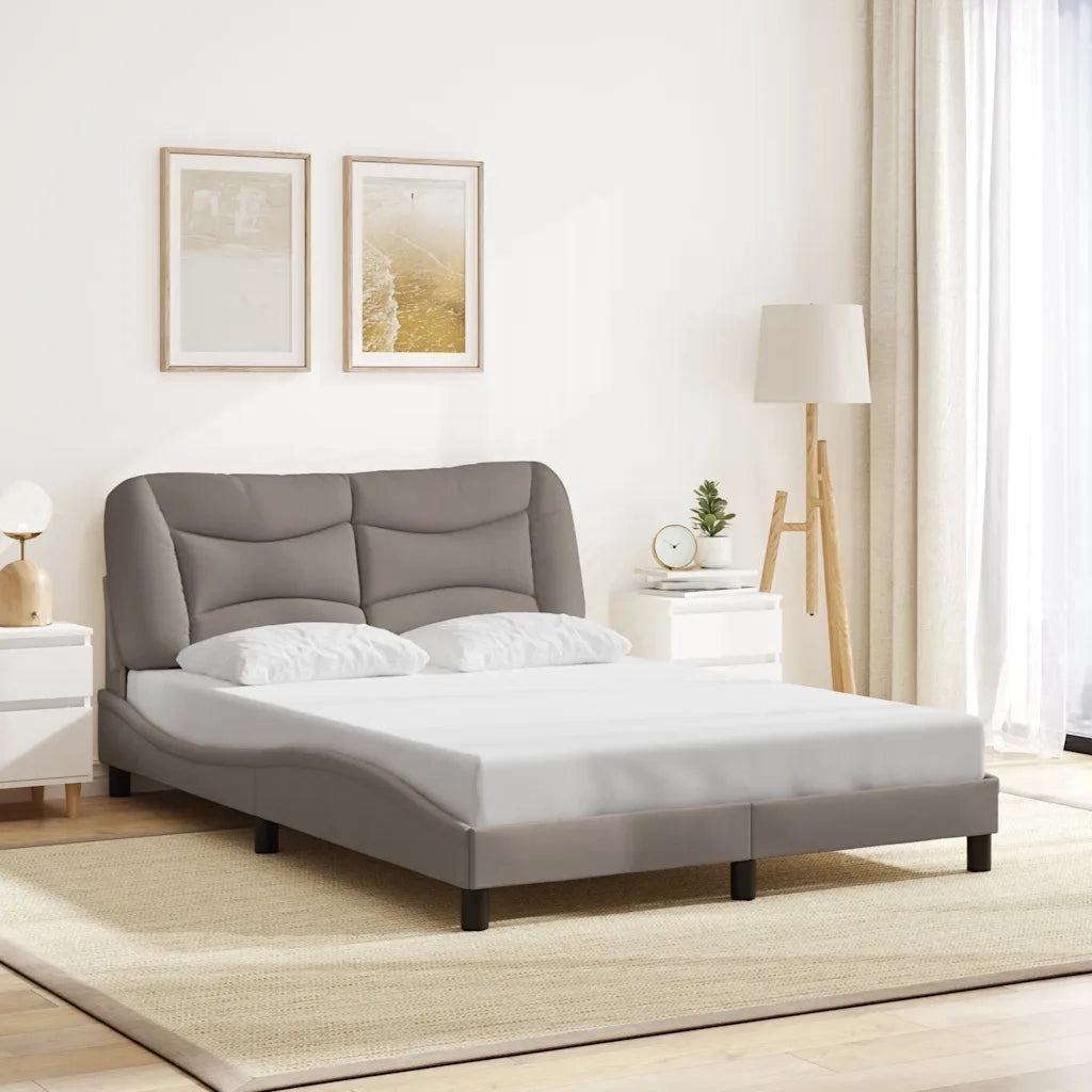 Giroletto senza Materasso Hvar Tortora 140x190 cm in Tessuto 3207769