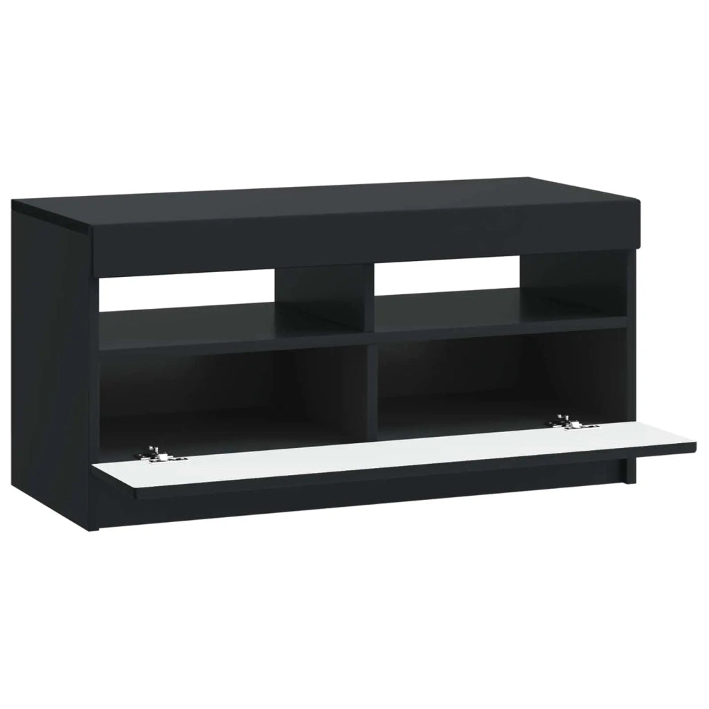 Mobile TV LED Nero Legno ingegnerizzato 897876