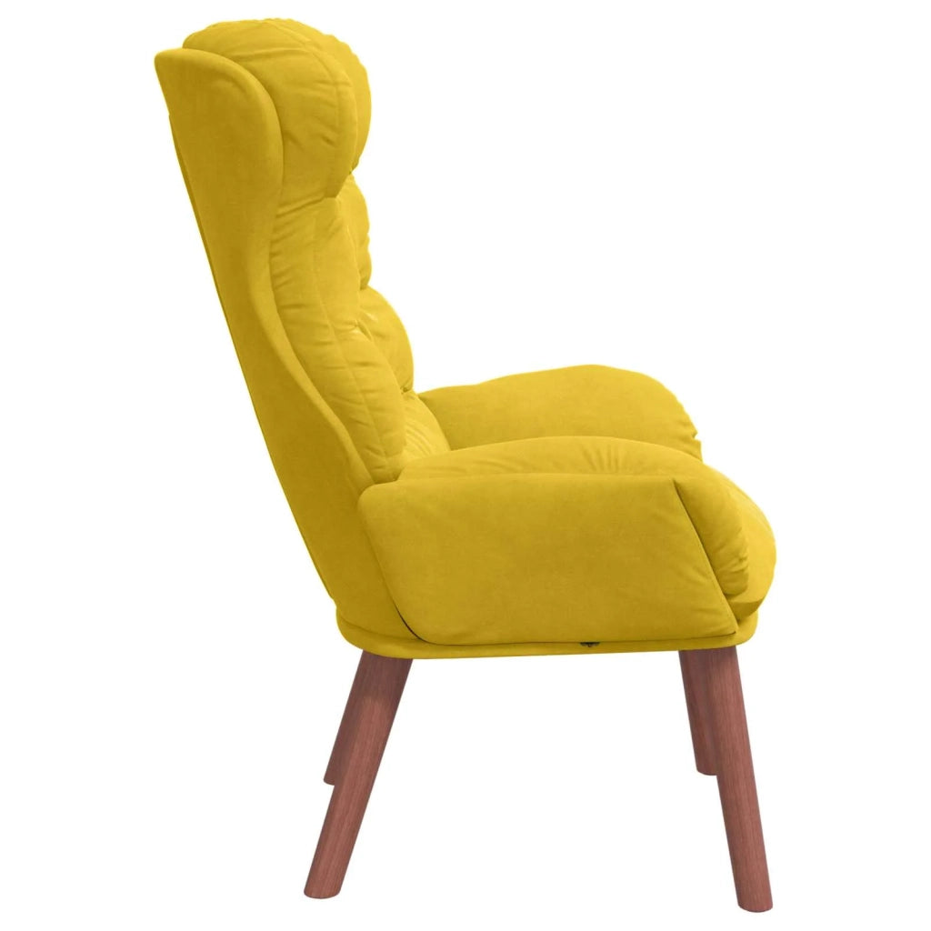 poltrona Giallo 69 x 74 x 93 cm Velluto 42001894