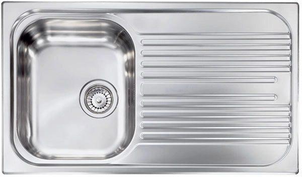 Lavello ATLANTIC 86X50 1 vasca sinistra+ gocciolatoio ACCIAIO INOX 010543.S1.01.2016