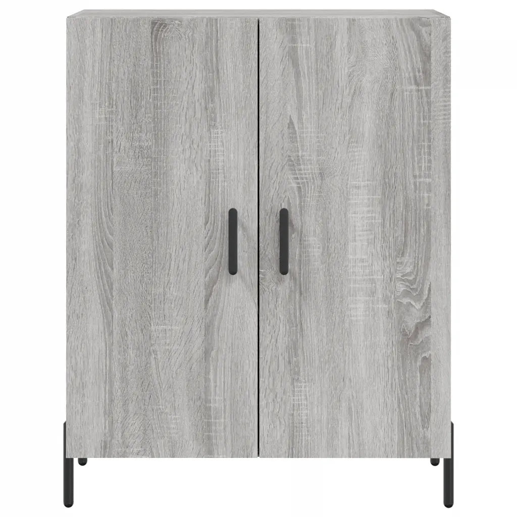 Credenza | Madia | Buffet da pranzo | Armadio da pranzo Grigio Sonoma 69,5x34x180 cm in Legno Multistrato