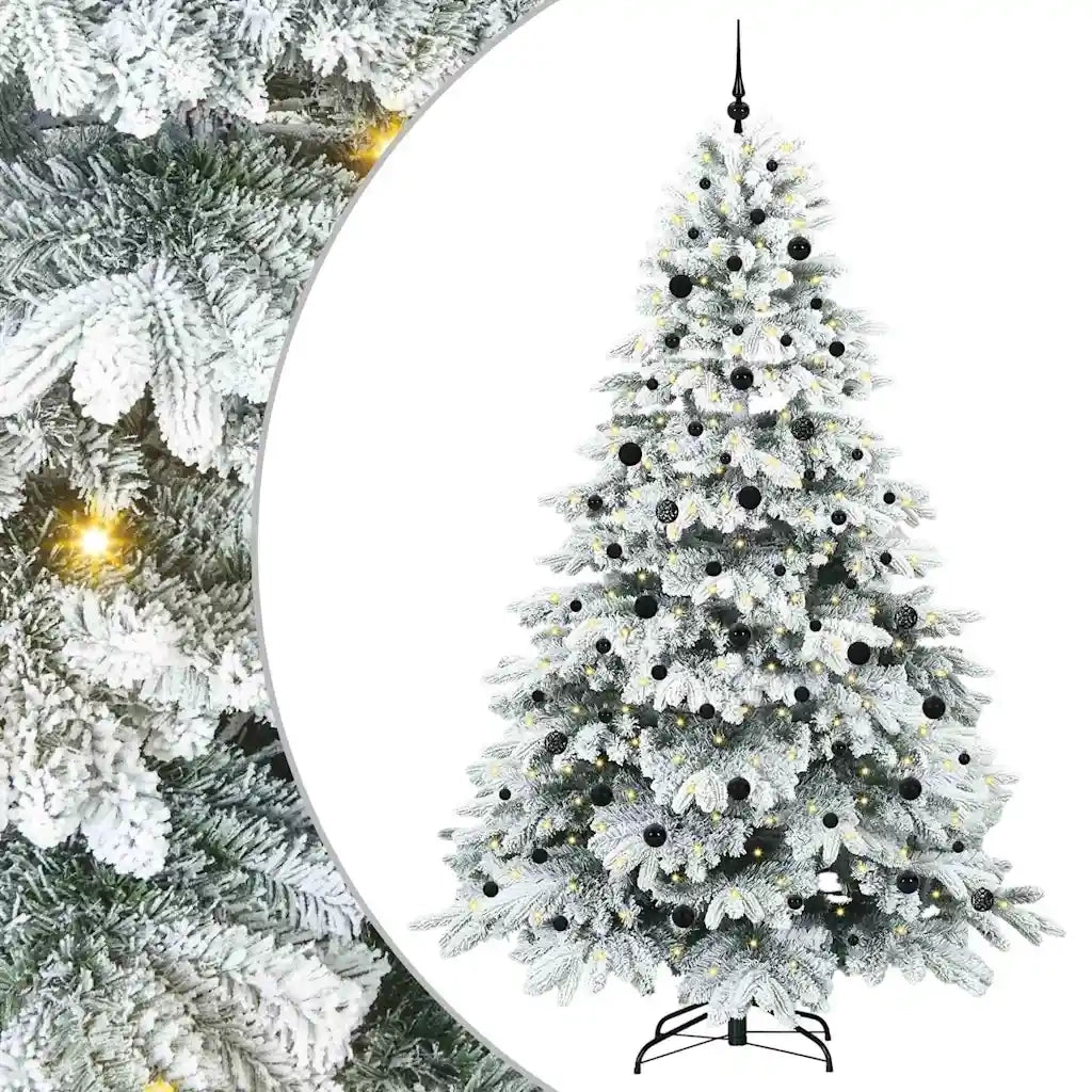 Albero di Natale artificiale con 300 LED Bianco 240 cm PE e PVC 3397641