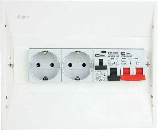 Raccordo PV B16 gruppo con raccordo B16 alamata, 2x WCD e commutatore principale (PV0011)
