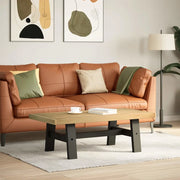 Tavolino-Tavolino da soggiorno-Tavolo NOAIN Gambe a Forma di A 120x60x40cm in Legno Massello