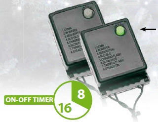Catena lineare TLE 300 LED MULTICOLORE 2+12,5m
