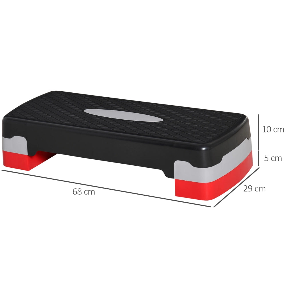 Step Aerobica ¨C zephmum ¨C 68x29cm Nero Rosso