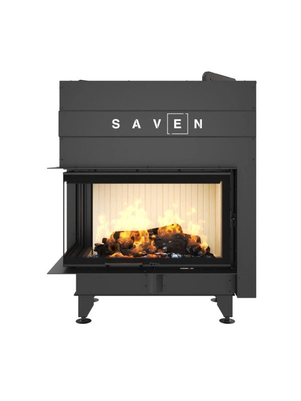 Caminetto ad angolo Inserto Apertura sinistra Energy Up 85x50x47 (17,0 kW) ECO
