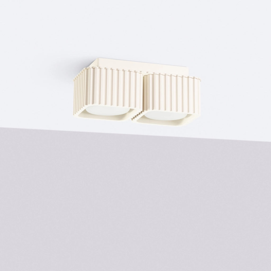 Plafoniera RIFF 2 beige Gx53