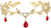 Tiara con Cristalli e Perle per Matrimoni