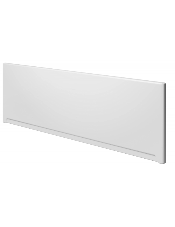 Grembiule vasca frontale universale 160x57 cm in acrilico bianco