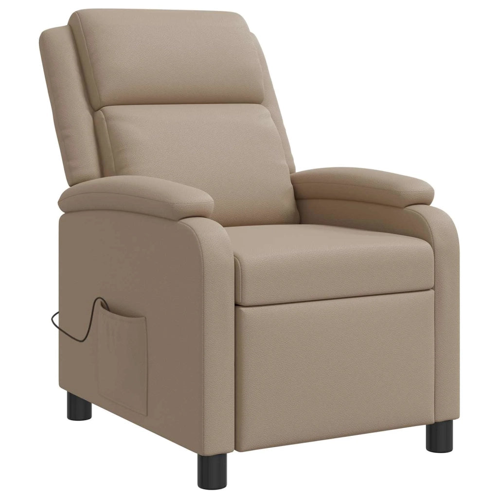 Poltrona Massaggiante Cappuccino Similpelle 42034867