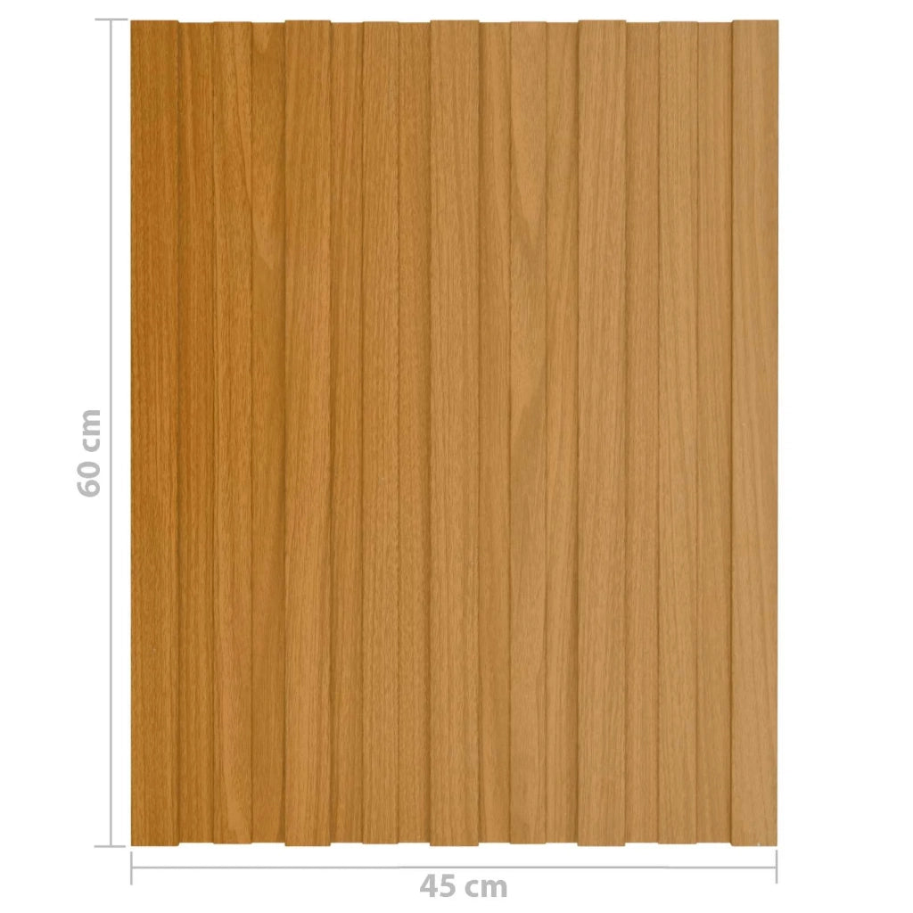 Pannello per tetto 36 pcs Naturale 60 x 45 cm Acciaio zincato 42052359