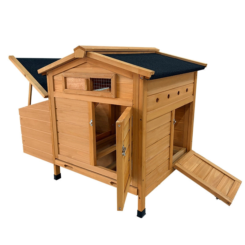 Pollaio su palafitte in legno ¨C Minimal ¨C Resistente ai predatori, facile da pulire