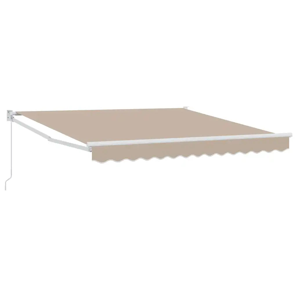 Tenda da Sole-Tenda parasole per balcone Beige 300 x 250 x 165 cm Poliestere 151411