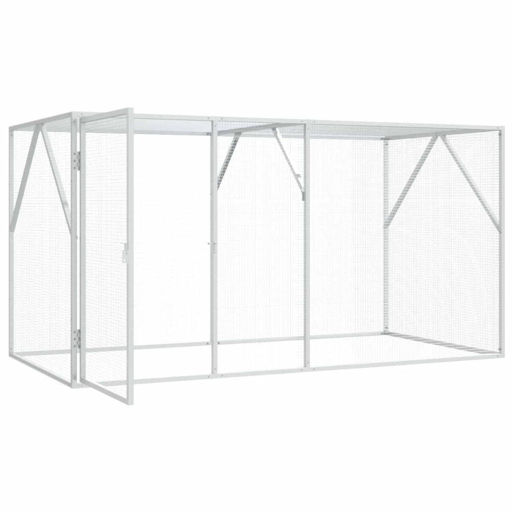 Gabbia per uccelli Antracite 208 x 102 x 108 cm Acciaio zincato 4100925