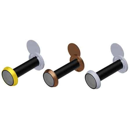 SPIONCINO 'DIAMANTE' SECUREMME Ø 16x40/70 mm - Col. Ottone lucido - SECUREMME