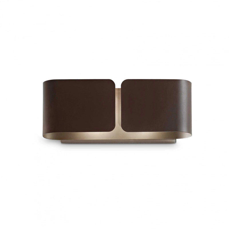 Lampada Da Parete Clip Ap2 Mini Coffee Ideal-Lux