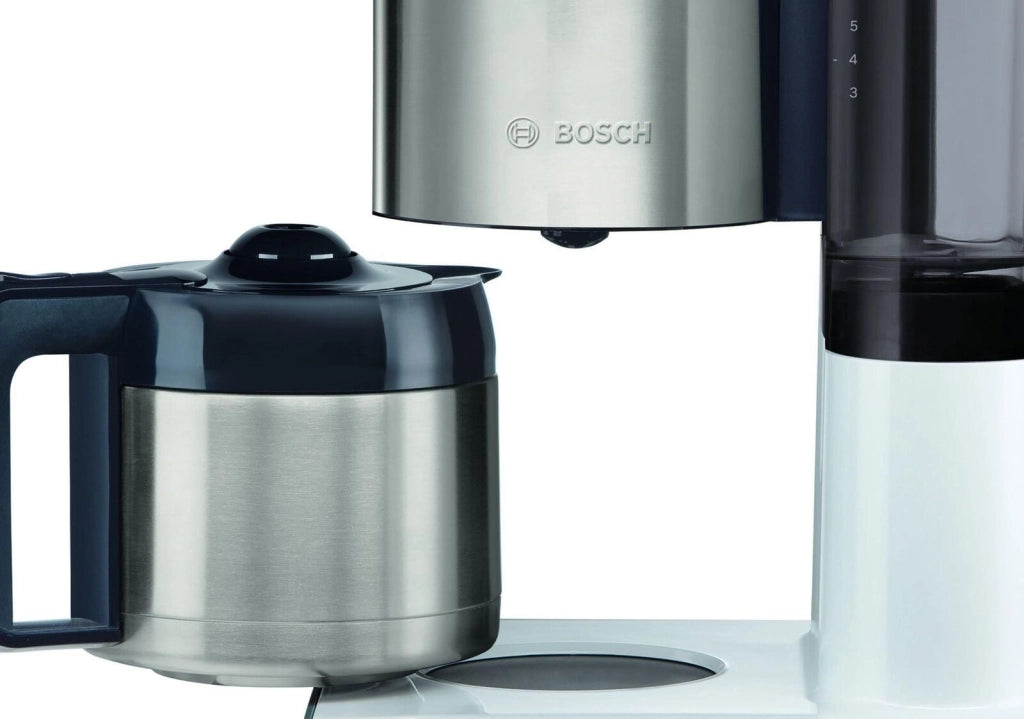Bosch TKA8A683 Styline Macchina da caffe' con Filtro Caraffa Termica 1,1 L 8 tazze 1100 W colore Nero Bianco
