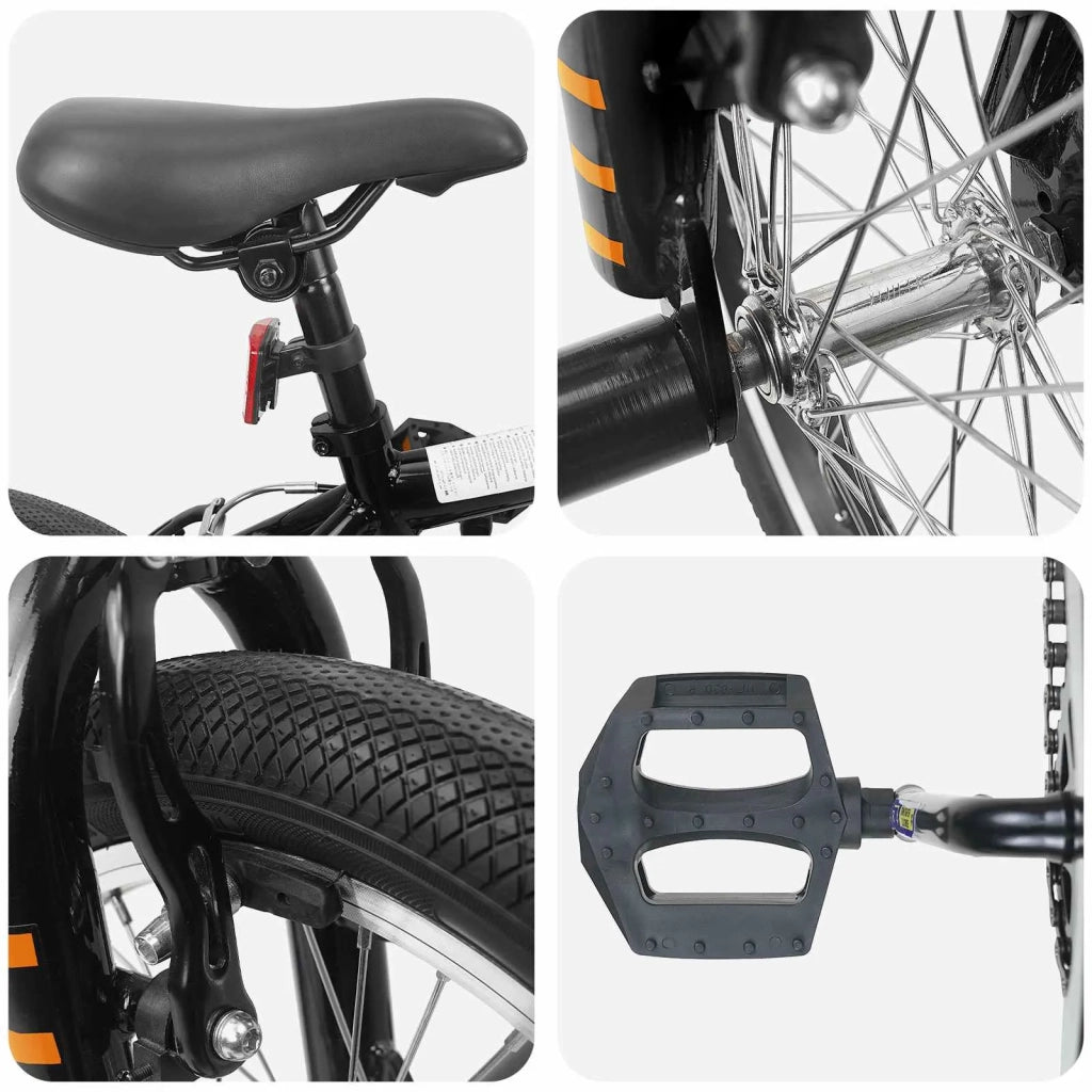 BMX 16 Pollici per 5-8 anni Nero 42009714